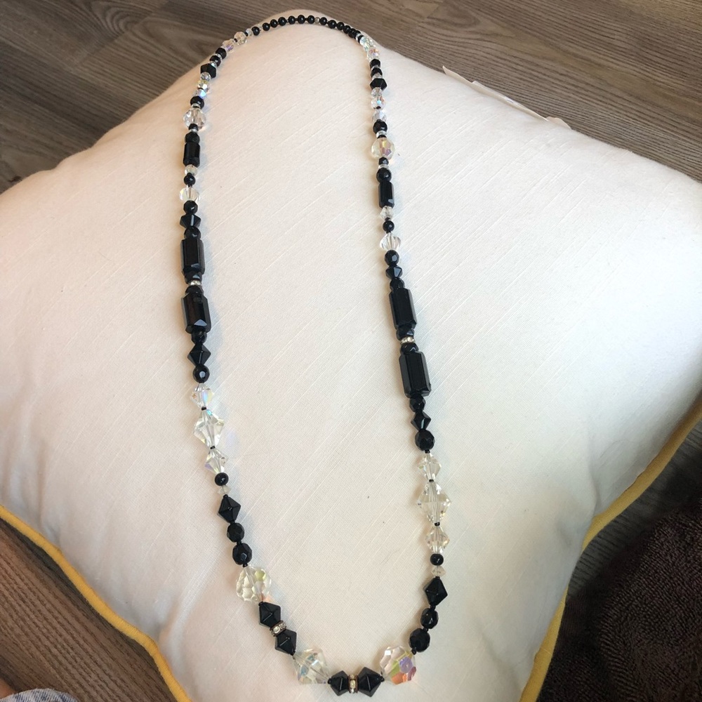 Vintage Jet & Crystal